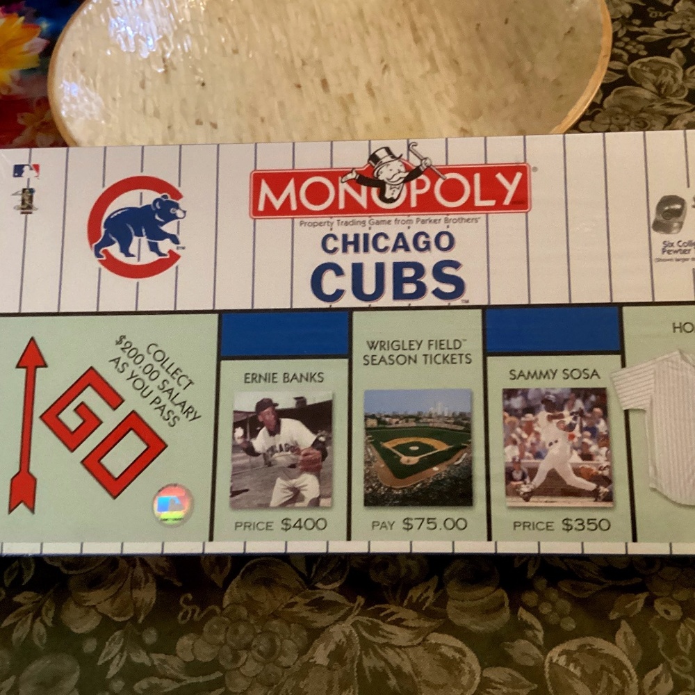 NEW SEALED COLLECTORS EDITION CHICAGO CUBS MONOPOLY GAME